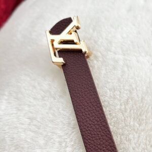 Burgundy belt