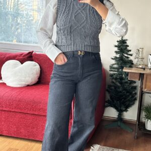 High Waist Black Jeans