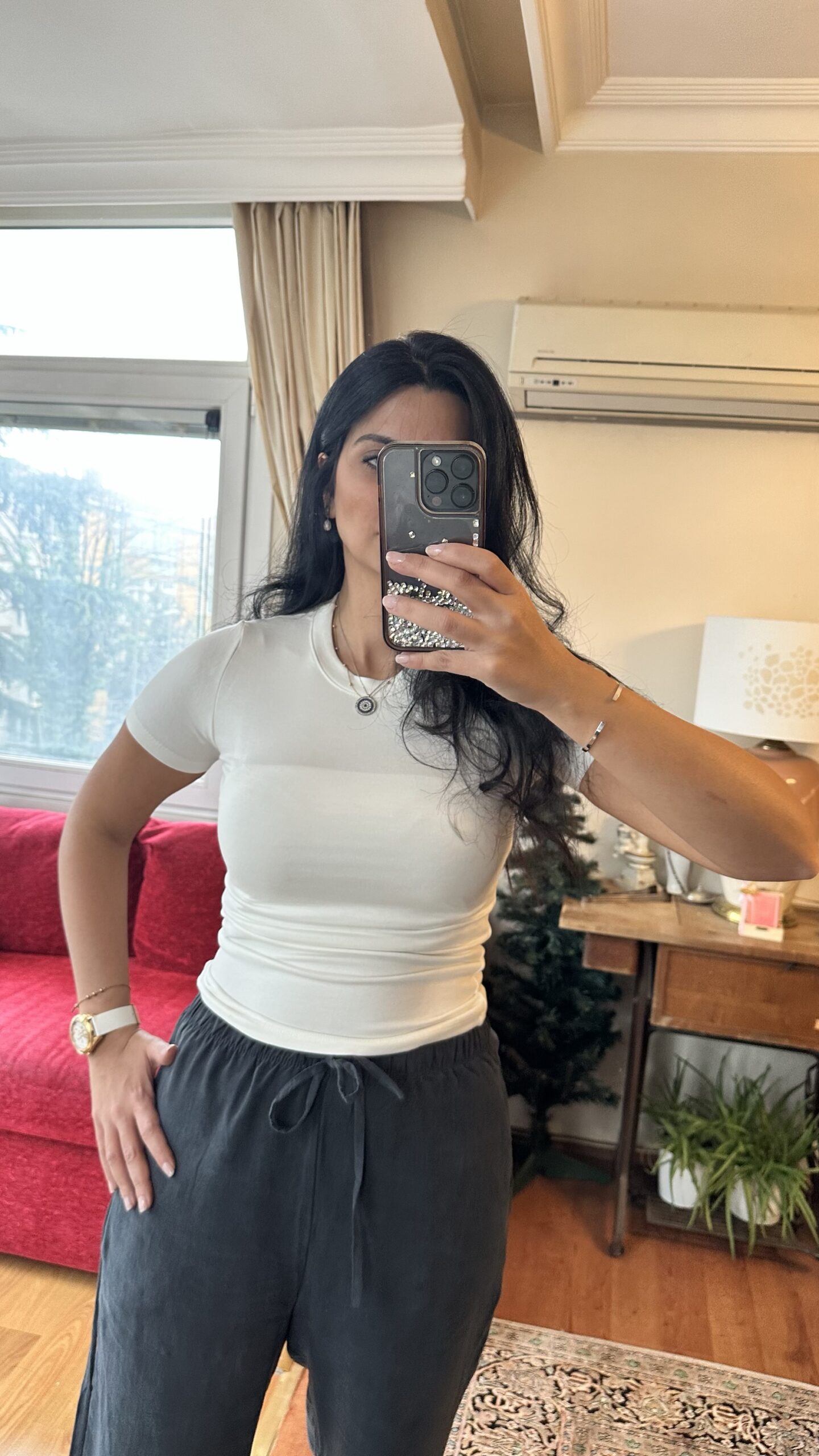 Oysho White Basic Tshirt - Image 3