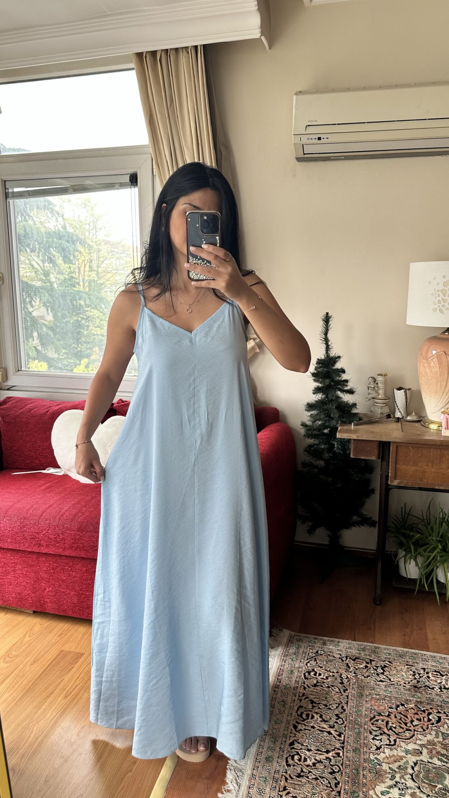 Sky Breeze Flowy Maxi Dress - Image 4