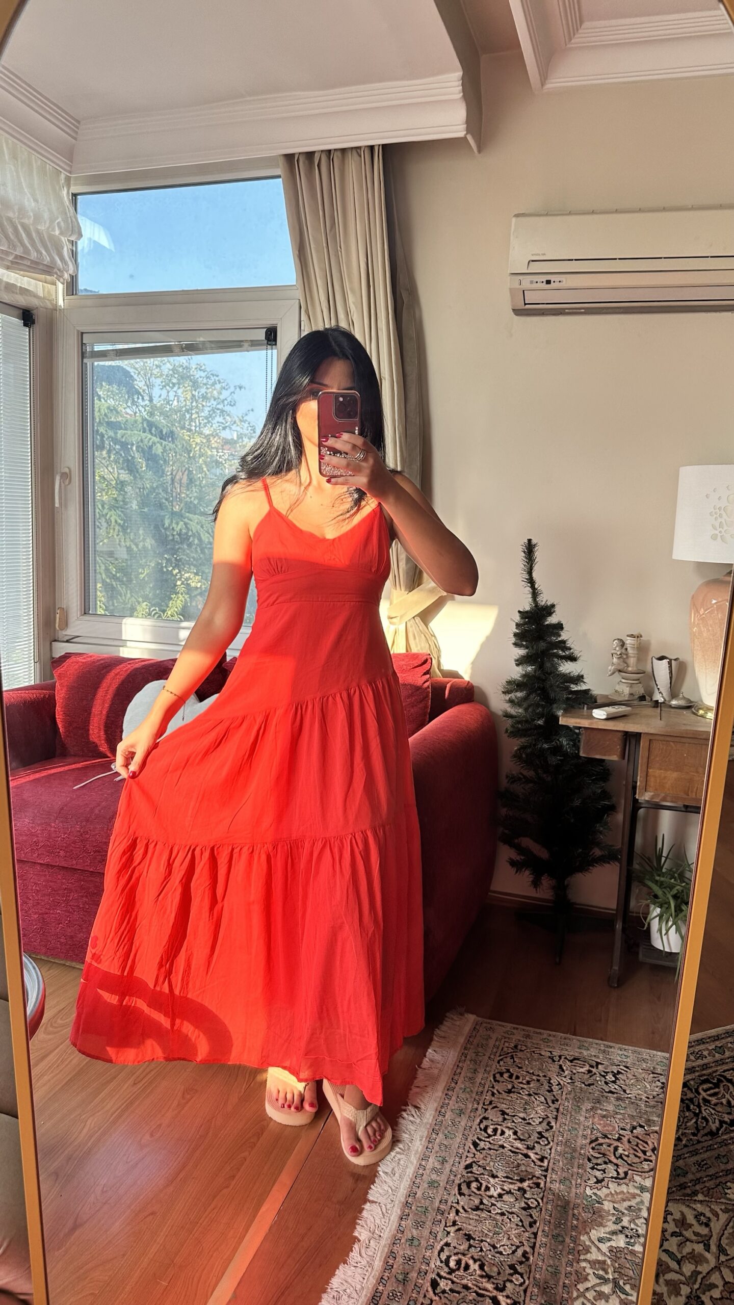 Scarlet Breeze – Red Summer Maxi