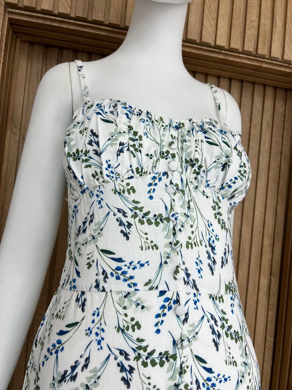 Lily Bloom linen Midi Dress - Image 2