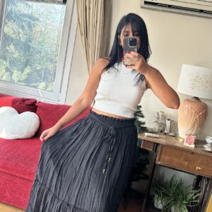 Midnight Flow Maxi Skirt