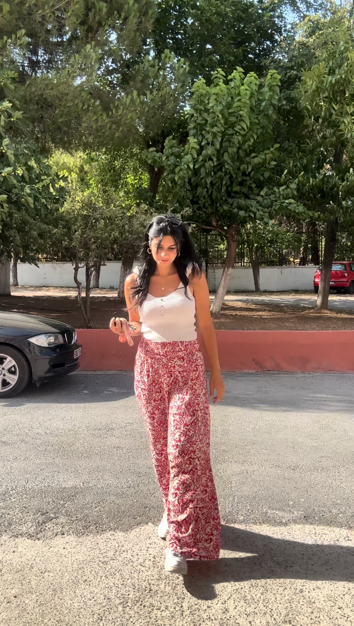 Tropical Bloom wide leg Pants