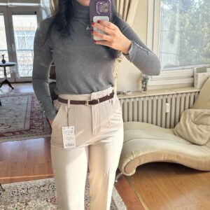 Classic Tailored Cigarette Pants