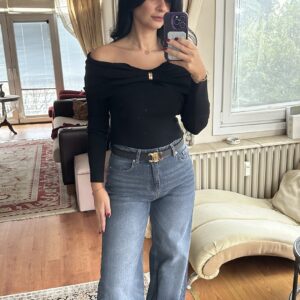 Midnight Flow Wide Denim