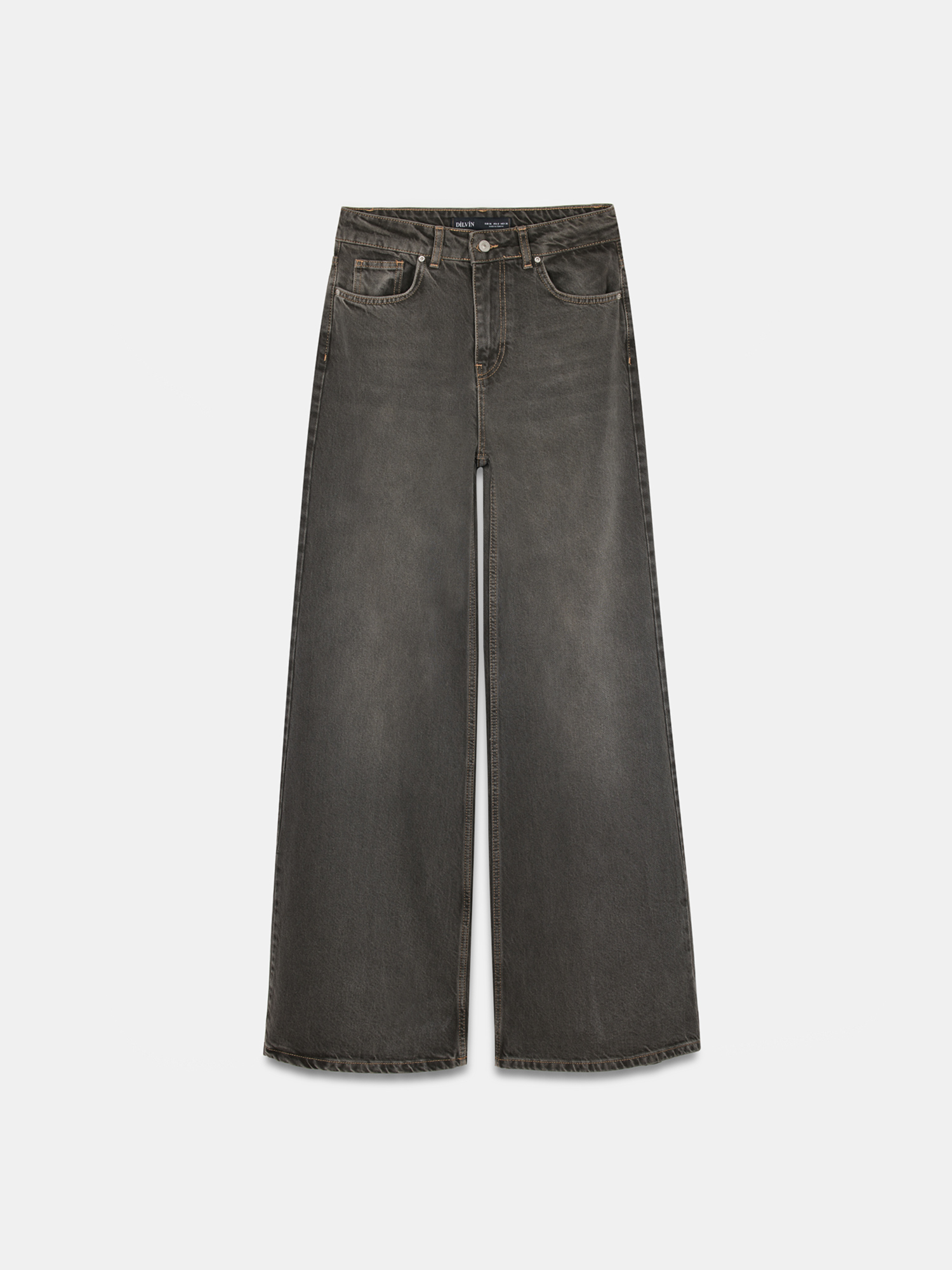 Smoky Grey Wide-Leg Denim - Image 6