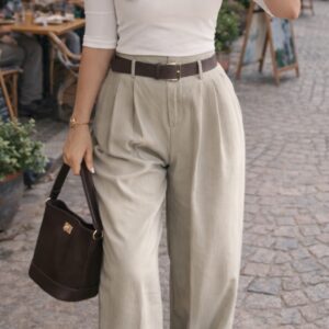 Olive Muse Palazzo Pants