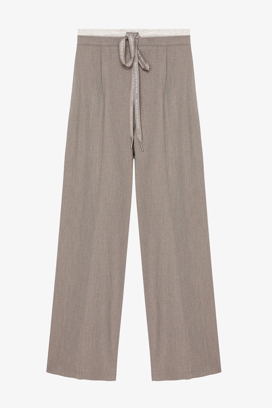 Urban Muse Wide-Leg Pants – Greige - Image 6
