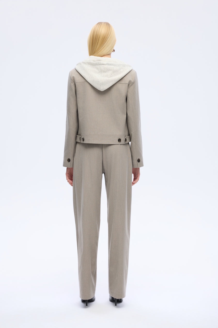 Urban Muse Wide-Leg Pants – Greige - Image 2