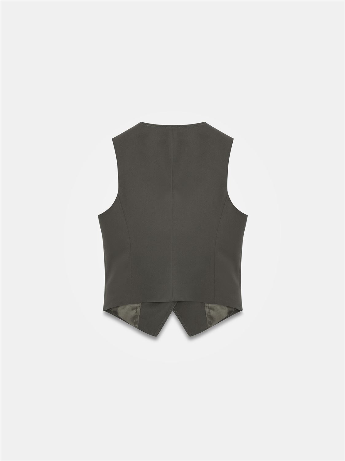 Olive Drape Vest - Image 7