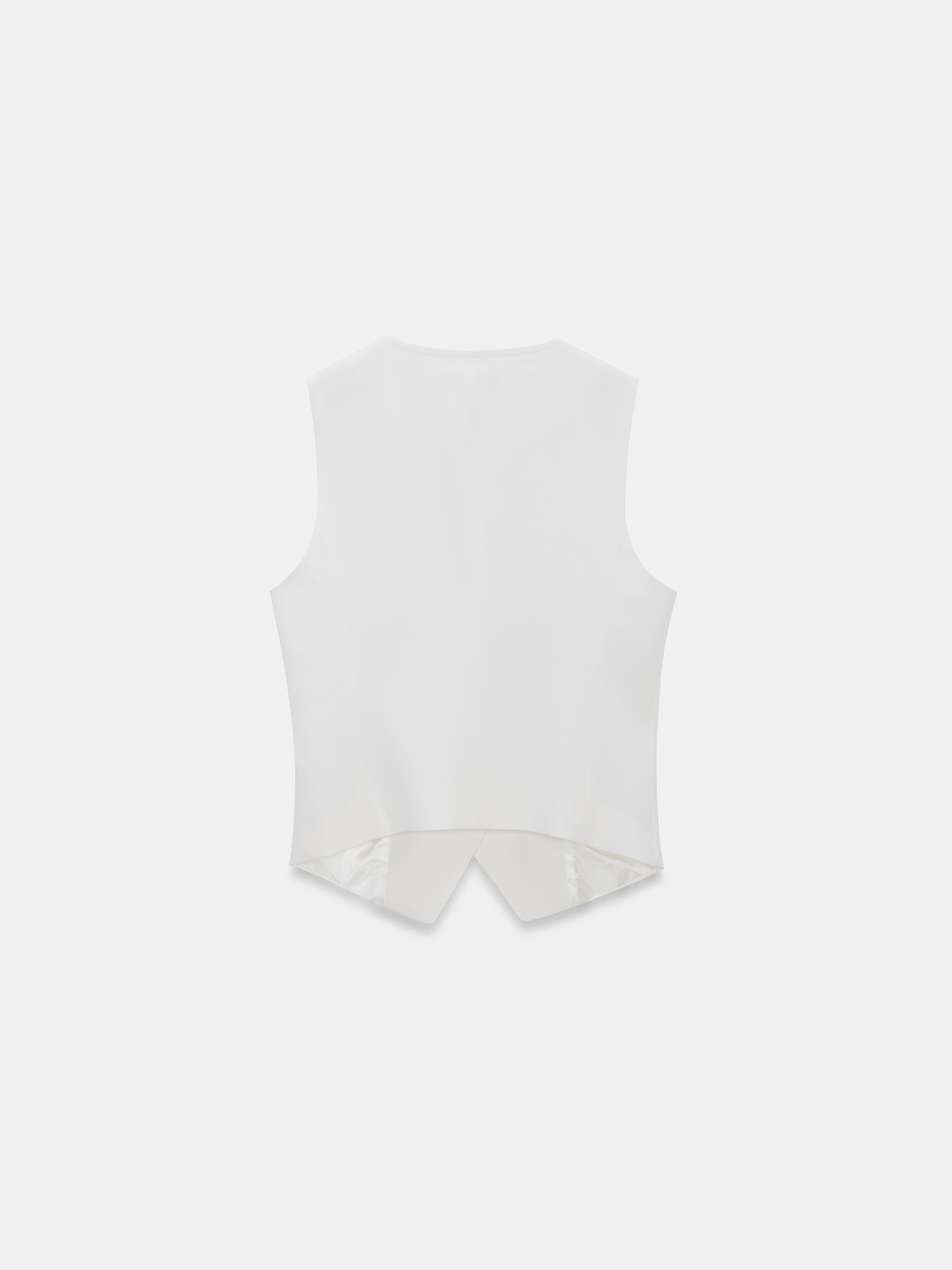 White Drape Vest - Image 5