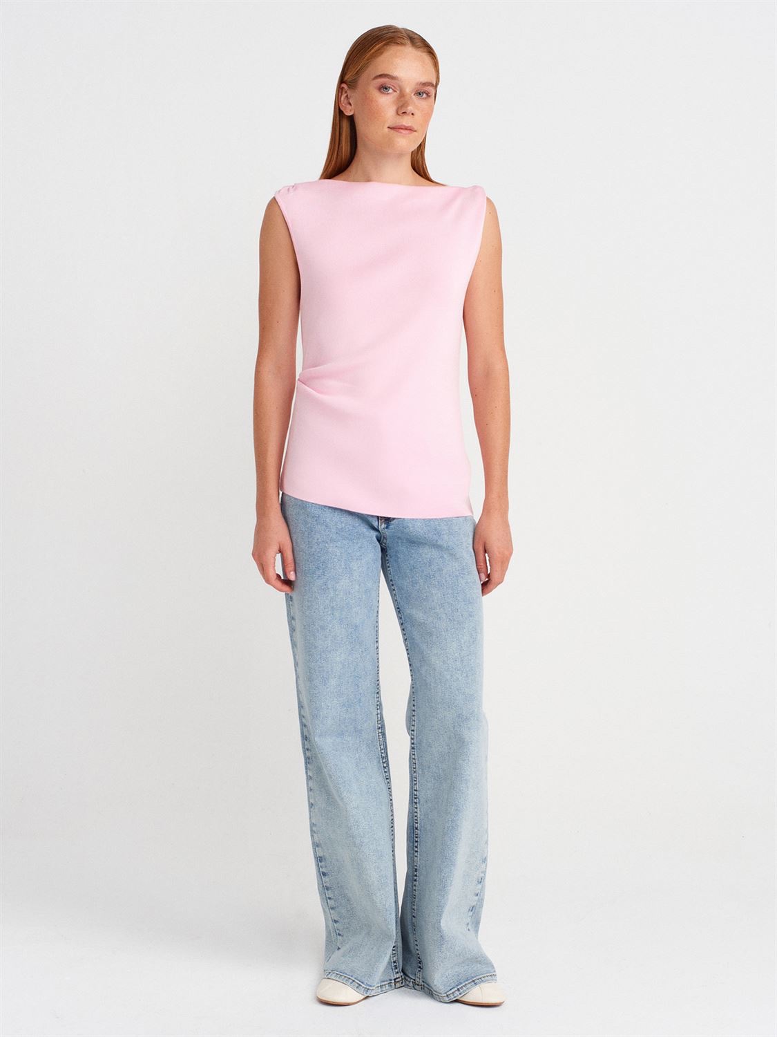 Élan Sculpt Top- pink - Image 3