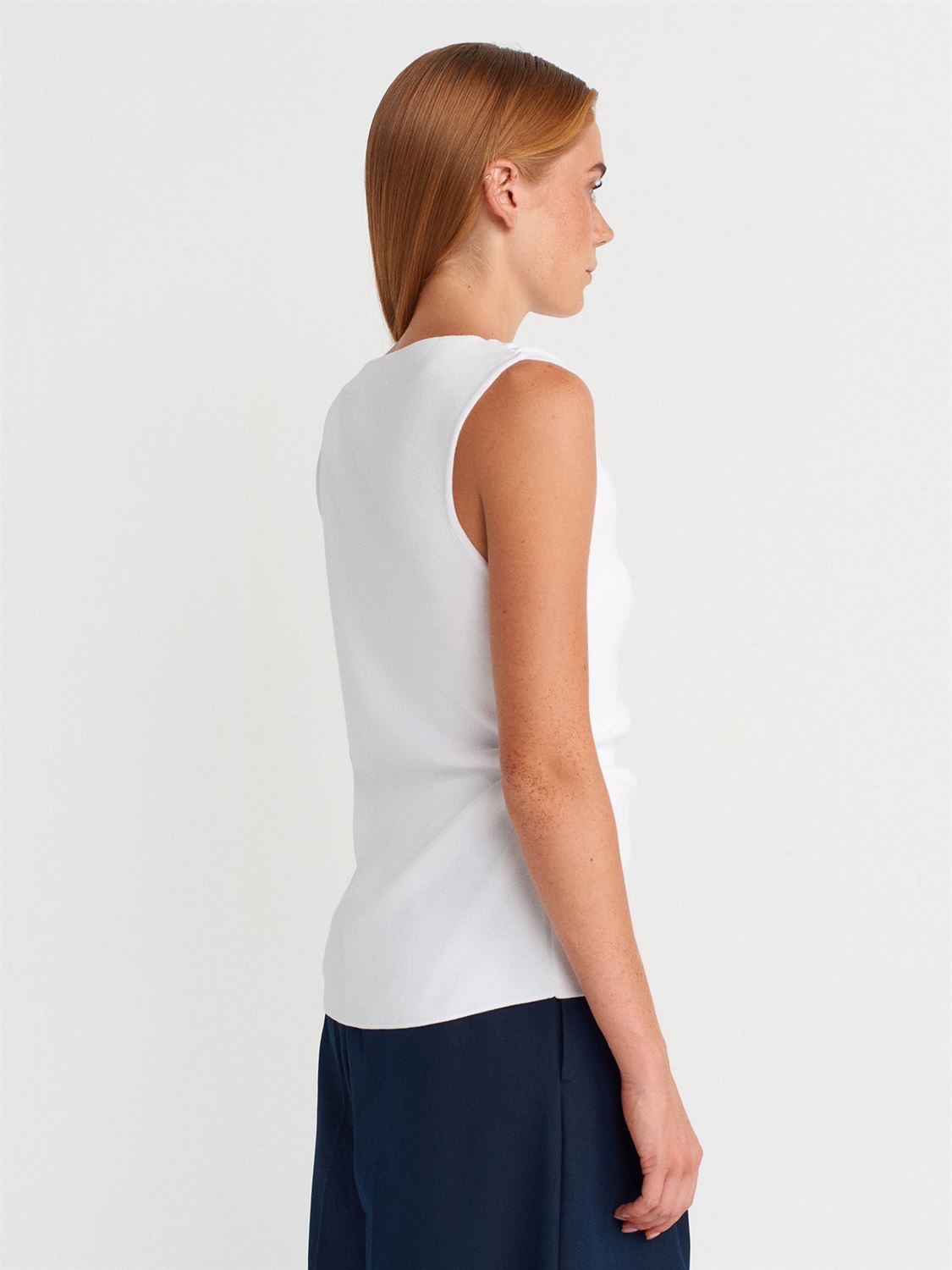 Élan Sculpt Top-white