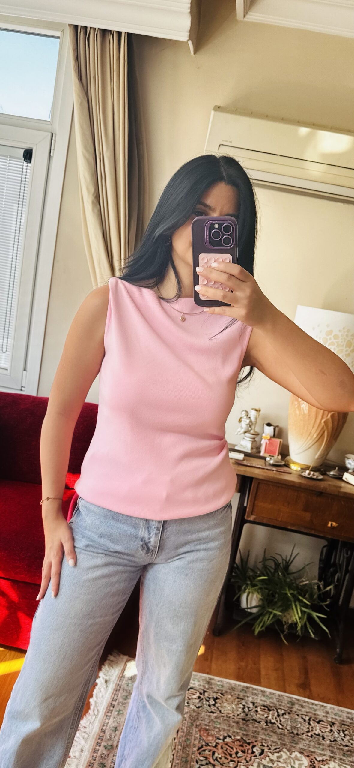 Élan Sculpt Top- pink
