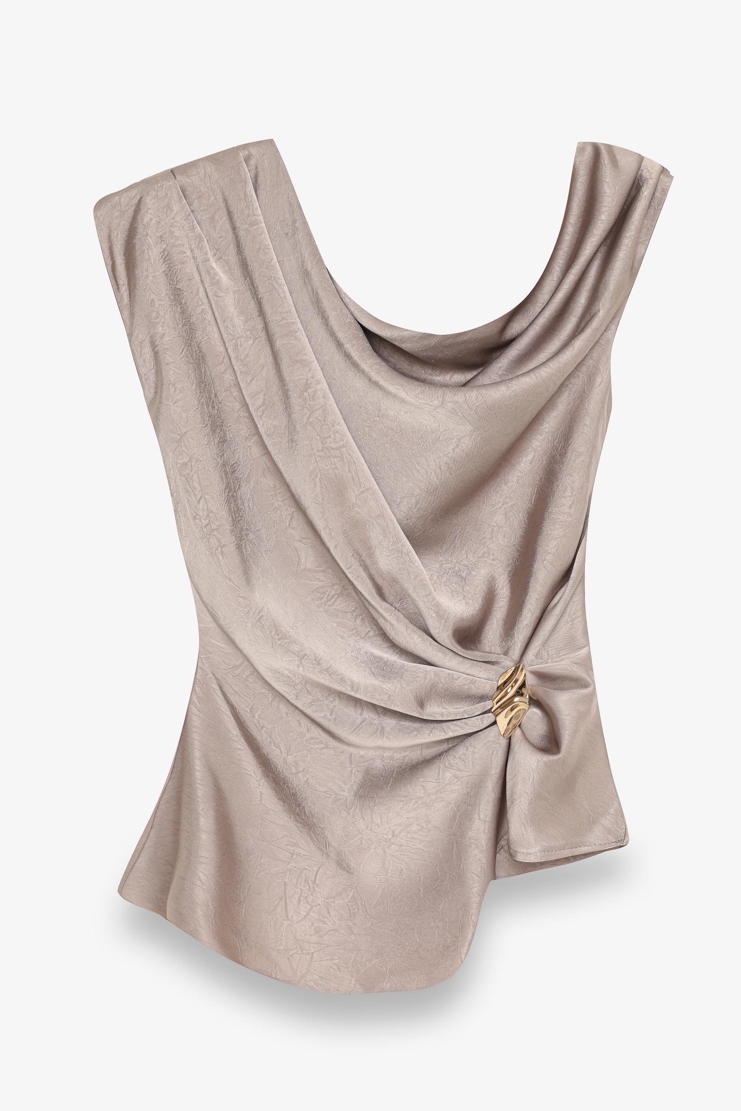 Luna Drape Top - Image 4