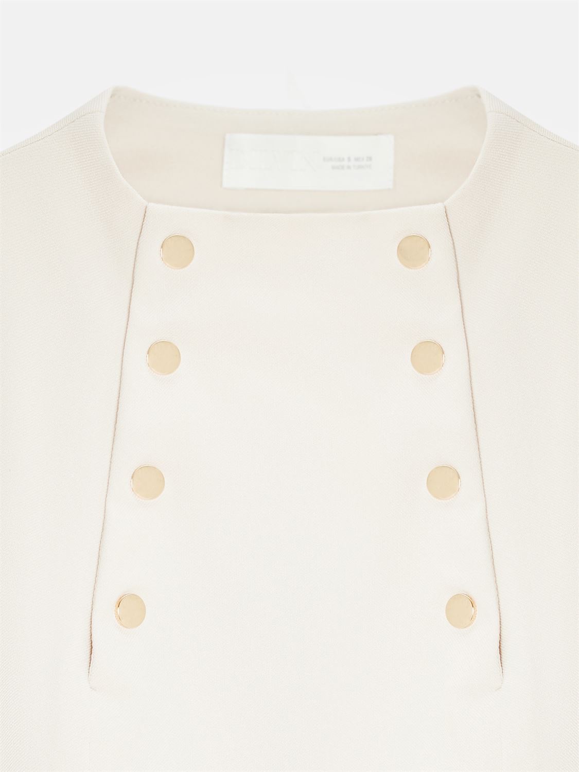Vienna Gold Button Top - Image 7