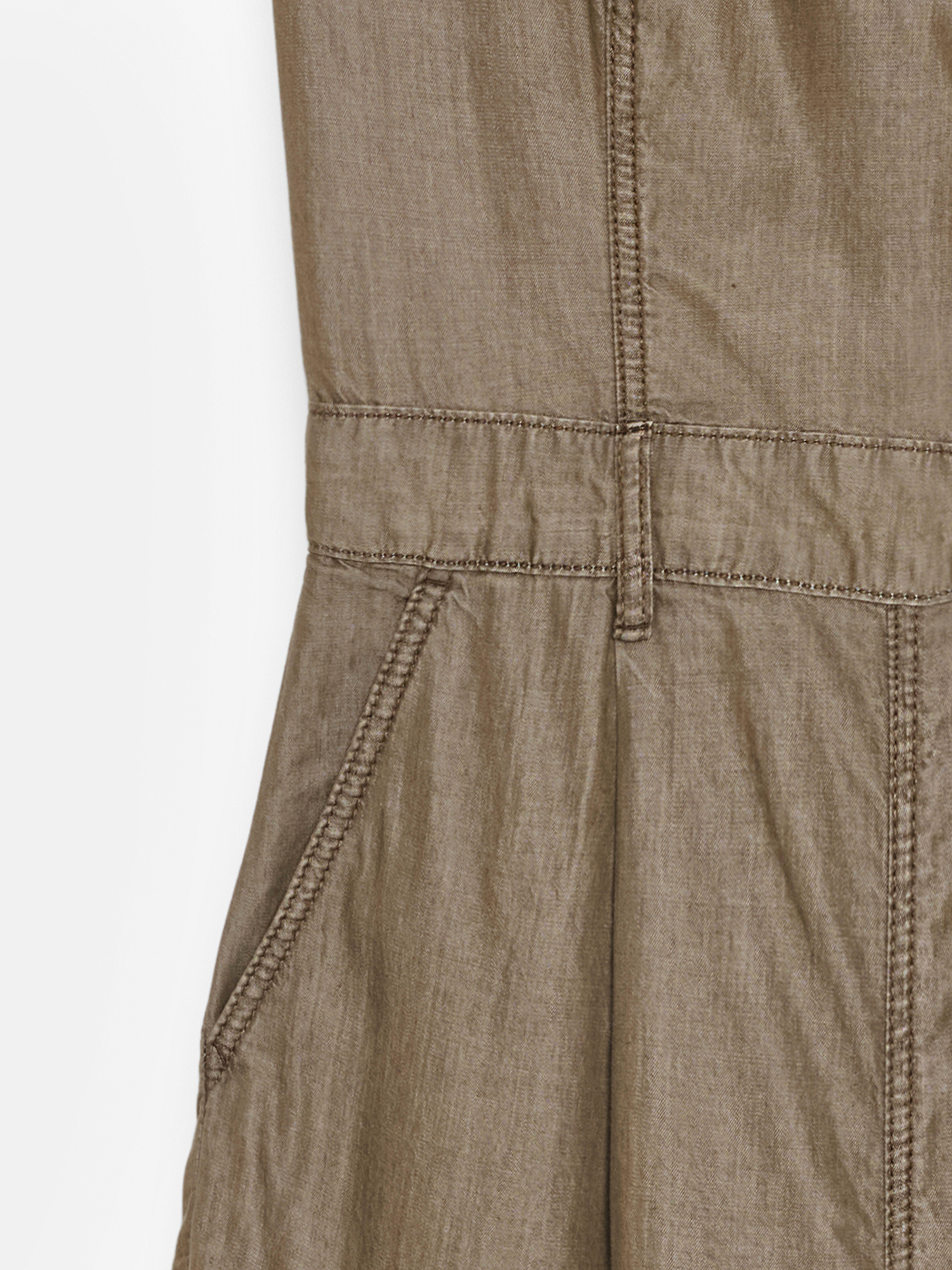 Lyocell Halter Utility Jumpsuit – mocha brown- preorder -10 days - Image 3