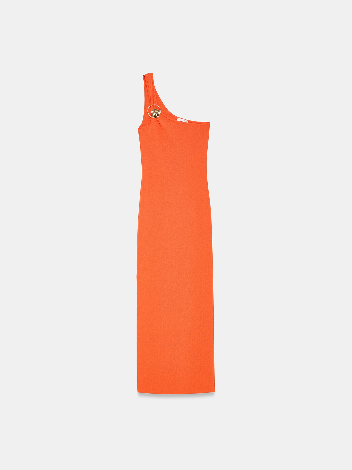 Sienna One-Shoulder Midi Dress – orange - Image 8