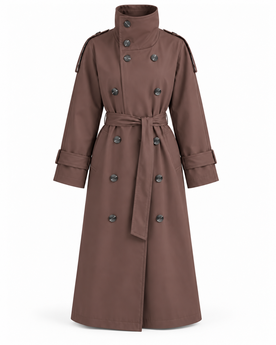 Chocolate Atelier Trench Coat- Water and wend Repellent - Image 5