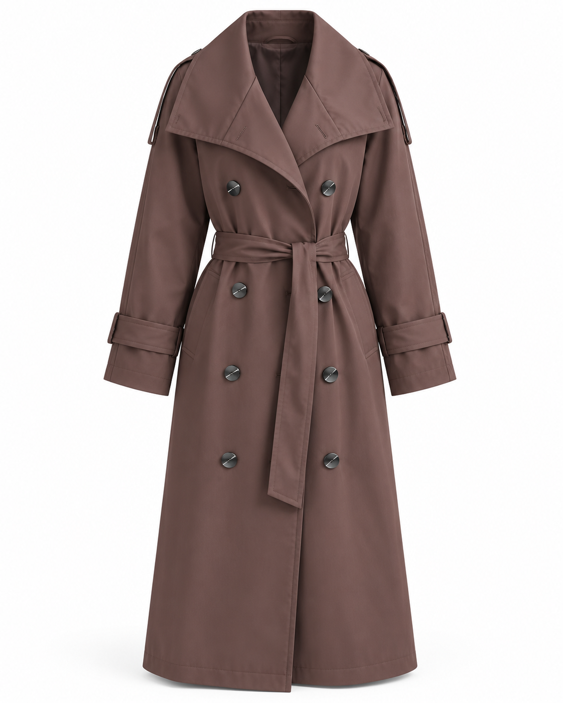 Chocolate Atelier Trench Coat- Water and wend Repellent - Image 6