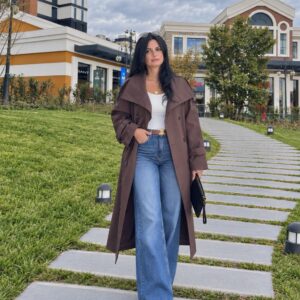 Chocolate Atelier Trench Coat- Water and wend Repellent