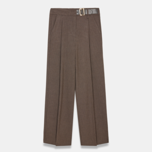 Heritage Belted Wide-Leg Pants